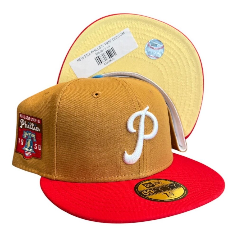 New Era Philadelphia Phillies 59FIFTY Fitted Hat 1950 Phillies Side Patch